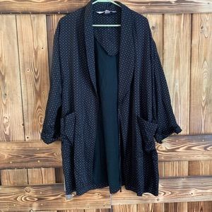 Victoria’s Secret black floral robe